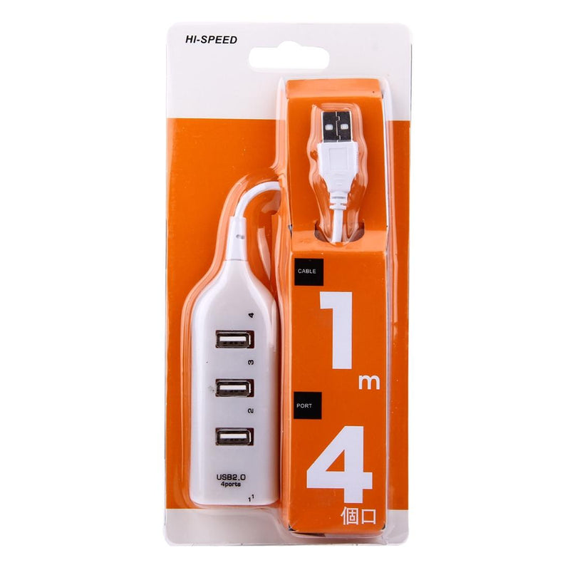 4-Port Usb 2.0 Hub 30Cm Cable Length - Black
