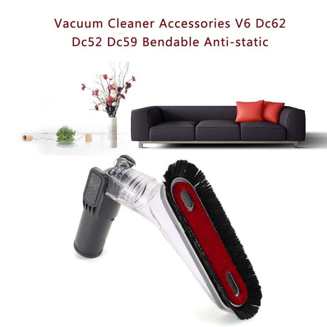 2-in-1 Bendable Anti-static Suction Head Kit for Dyson V6 Vacuum