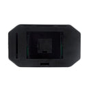 3 Screen 1.0Mp Security Camera With Door Peephole & Tf Card Support - Black