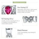 925 Sterling Silver Tulip Pendant For Diy Bracelets & Necklaces