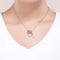 925 Sterling Silver Heart Key Safety Chain For Accessories