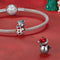 925 Sterling Silver Christmas Snowman Bracelet Beads
