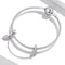 925 Sterling Silver Heart Zircon Safety Chain For Diy Bracelets & Necklaces
