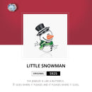 925 Sterling Silver Snowman Beads For Diy Bracelets & Necklaces