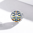 925 Sterling Silver Egyptian Pharaoh Beads For Diy Bracelets & Necklaces