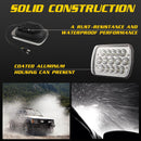 7 Inch 5X7 H4 15W Dc 9 - 30V 1500Lm Ip67 Car Truck Off - Road Vehicle Led Work Lights / Headlight With 15Leds Lamps