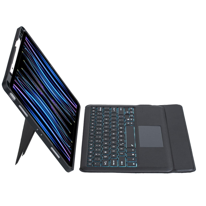 12.9 Ipad Pro Touch Backlight Bluetooth Keyboard Leather Case - Split Type 2022 / 2021 / 2020 / 2018