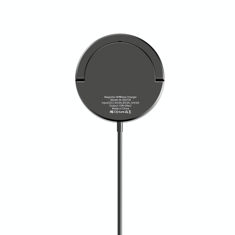 15W Desktop Magsafe Magnetic Wireless Charger With Usb C Cable