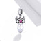 925 Sterling Silver Ornate Crown Pendant For Diy Bracelets & Necklaces