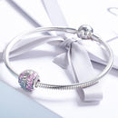 925 Sterling Silver Love Beads Pendant For Diy Bracelets & Necklaces