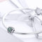 925 Sterling Silver Green Clover Bead For Diy Bracelets