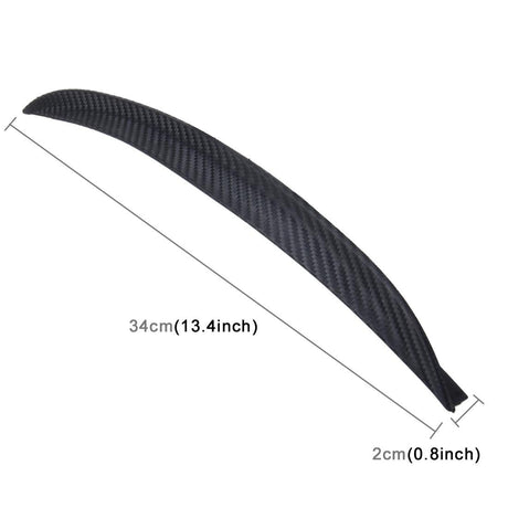 2 Pcs Car Auto Rubber Fender Guard Protection Strip Scratch Protector Sticker - Size 34 X 2Cm