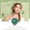 925 Sterling Silver Green Bead Pendant For Diy Bracelet Or Necklace