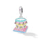 925 Sterling Silver Cherry Cake Pendant For Bracelet Or Necklace