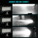 7 Inch 18W 1800Lm 3 Row Led Strip Light Working Refit Off - Road Vehicle Lamp Roof Strip Light