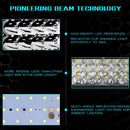 7 Inch 18W 1800Lm 3 Row Led Strip Light Working Refit Off - Road Vehicle Lamp Roof Strip Light