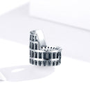925 Sterling Silver Colosseum Beads For Diy Bracelets & Necklaces