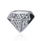 925 Sterling Silver Love Diamond Beads For Diy Bracelet