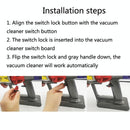 2-pack Vacuum Cleaner Switch Buckle for Dyson V6-v11