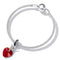 925 Sterling Silver Crown Heart Pendant For Bracelet Or Necklace