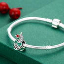 925 Sterling Silver Christmas Tree Bead Pendant For Diy Bracelets & Necklaces