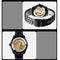 Golden Steel Band Automatic Skeleton Watch For Men