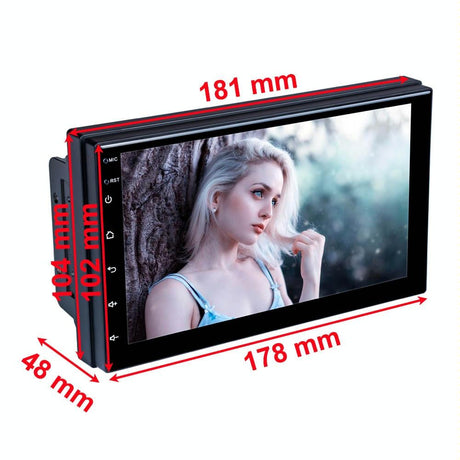 7 Inch Carplay Car Mp5 Player + Ahd Camera - Standard