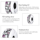 925 Sterling Silver Sparkling Love Beads For Diy Bracelets & Necklaces