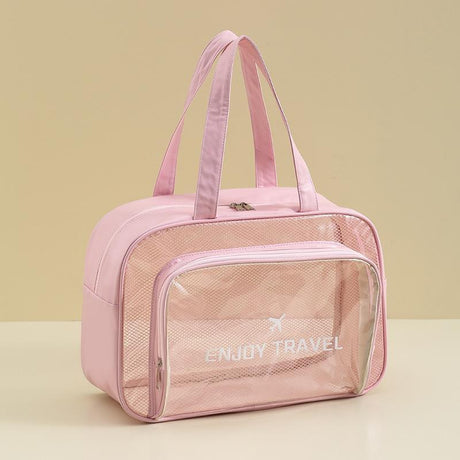 Beige Waterproof Beach Bag For Toiletries Cosmetics L For Swimming Travel - Beige No Shoe Warehouse