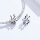 925 Sterling Silver Relief Number Series 0 9 Beads For Diy Bracelets And Necklaces Style - 4