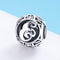 925 Sterling Silver 26 English Letter Beads For Diy Bracelets & Necklaces Style - E