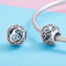 925 Sterling Silver 26 English Letter Beads For Diy Bracelets & Necklaces Style - E