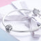 925 Sterling Silver 26 English Letter Beads For Diy Bracelets & Necklaces Style - E