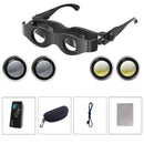 Adjustable Focus Binoculars with Glass Lenses - Grey & Yellow