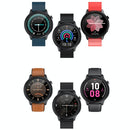 1.3 Inch Heart Rate Smart Watch Brown Leather