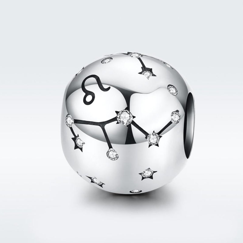 925 Sterling Silver Diy Zodiac Bracelet Beads Leo Style - Leo