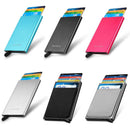Automatic Pop Up Metal Wallet With Card Holder