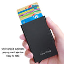 Automatic Pop Up Metal Wallet With Card Holder