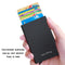 Automatic Pop Up Metal Wallet With Card Holder
