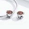 925 Sterling Silver Coffee Cup Beaded Bracelet Charm