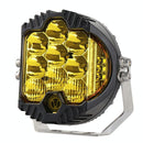 5 Inch Dc12V - 30V 5000Lm 6500K 50W Car Led Light On Three Sides Headlight For Jeep Wrangler Gold Light
