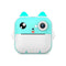 Instant Camera With Thermal Printer And Hd Video - Blue 16G