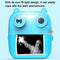 Instant Print Camera With Dual Lens - 2.8 Screen For Kids Blue