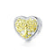 925 Sterling Silver Diy Bracelet Accessories Heart Beads