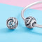 925 Sterling Silver 26 English Letter Beads For Diy Bracelets & Necklaces Style - O
