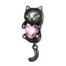 925 Sterling Silver Diy Black Cat Bracelet Bead