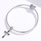 925 Sterling Silver Cross Pendant For Diy Bracelets