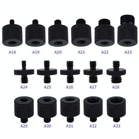 4-Piece A32 M8 To 1 / 4 Screw Adapter Set