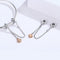925 Sterling Silver Platinum Plated Clover Safety Chain For Diy Bracelets