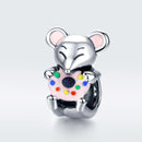925 Sterling Silver Beaded Mouse Bracelet Accessories